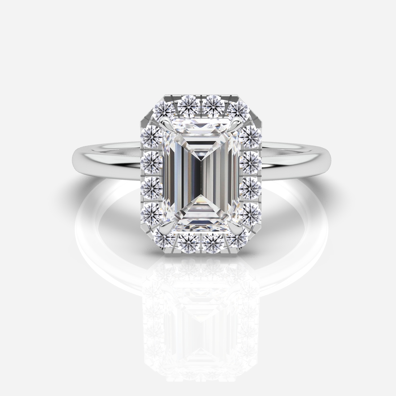 Juliette Halo Emerald